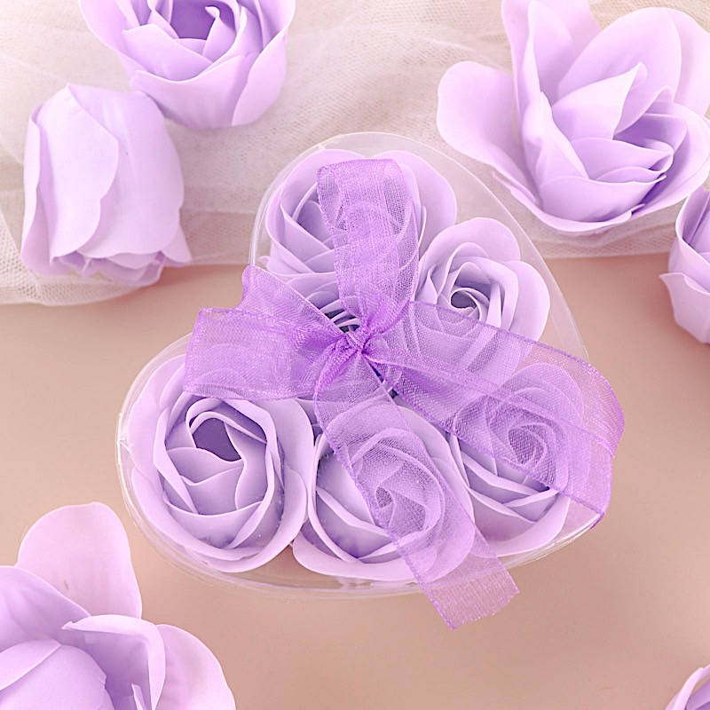24 Scented Rose Soap Wedding Favors Gift Boxes Ribbons Party Events Decorations - Picture 21 of 66