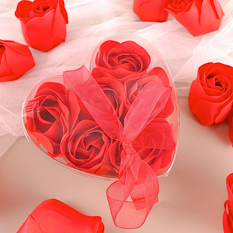 24 Scented Rose Soap Wedding Favors Gift Boxes Ribbons Party Events Decorations - Picture 37 of 66