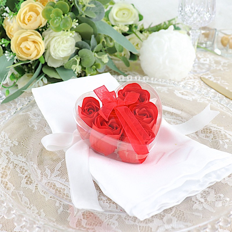 24 Scented Rose Soap Wedding Favors Gift Boxes Ribbons Party Events Decorations - Picture 38 of 66