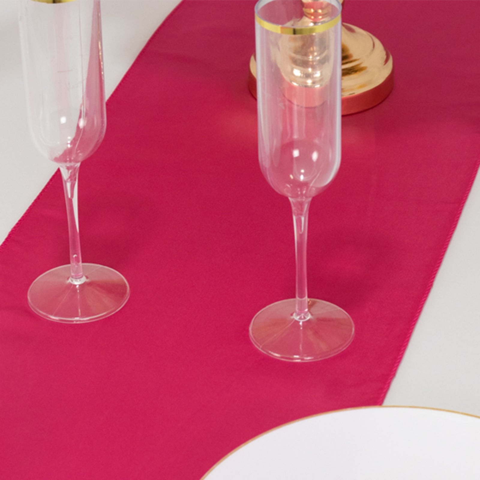 12" x 108" Satin Tischplatte Läufer glänzend Hochzeit Party Catering Dekorationen - Bild 72 von 170