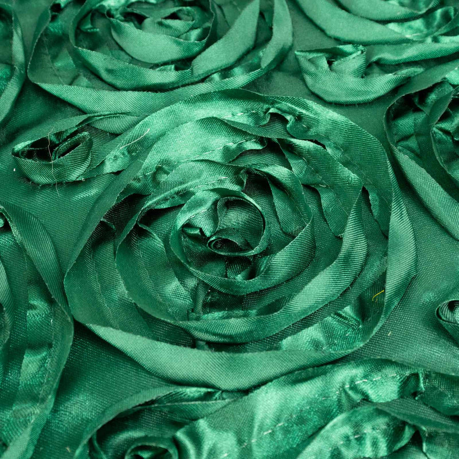 72x72" SATIN Raised Roses TABLE OVERLAYS Unique Wedding Party Toppers Linens - Picture 56 of 109