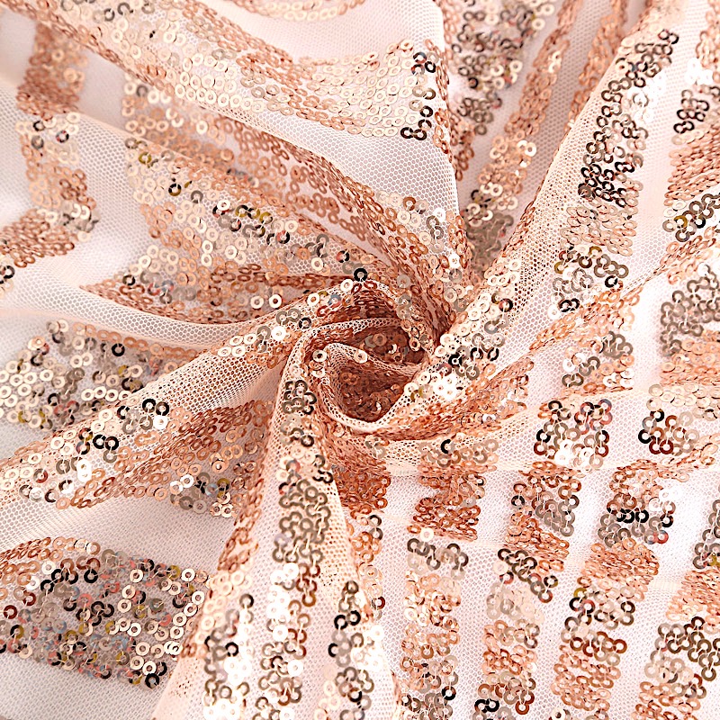 72"x72" Tulle Square Table Overlay Sequins Geometric Pattern Party Decorations - Picture 11 of 26