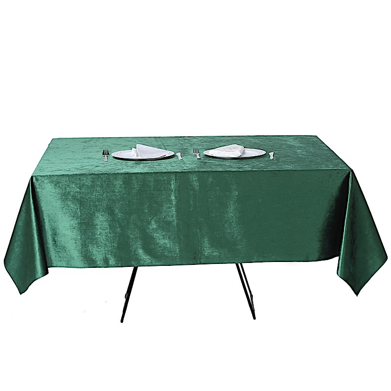 72"x72" Premium Velvet Square Table Overlay Wedding Table Linens Decorations - Picture 23 of 35