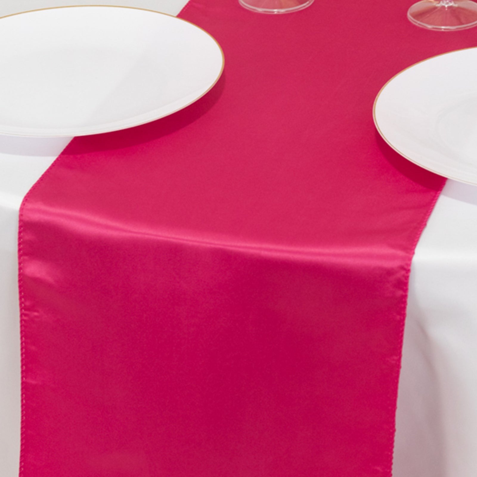 12" x 108" Satin Tischplatte Läufer glänzend Hochzeit Party Catering Dekorationen - Bild 71 von 170