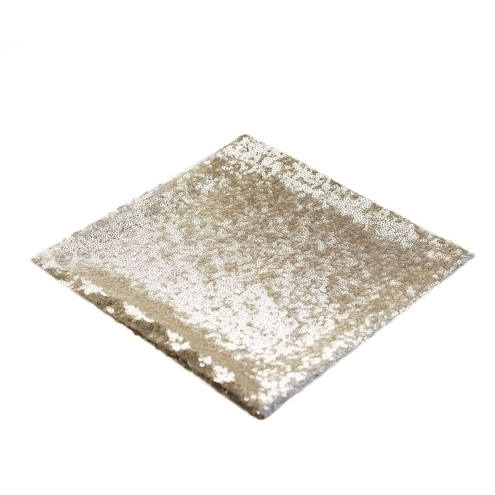 10 pcs 20" SEQUINED NAPKINS Wedding Birthday Dinner Party Table Top Decoratons - Picture 11 of 81