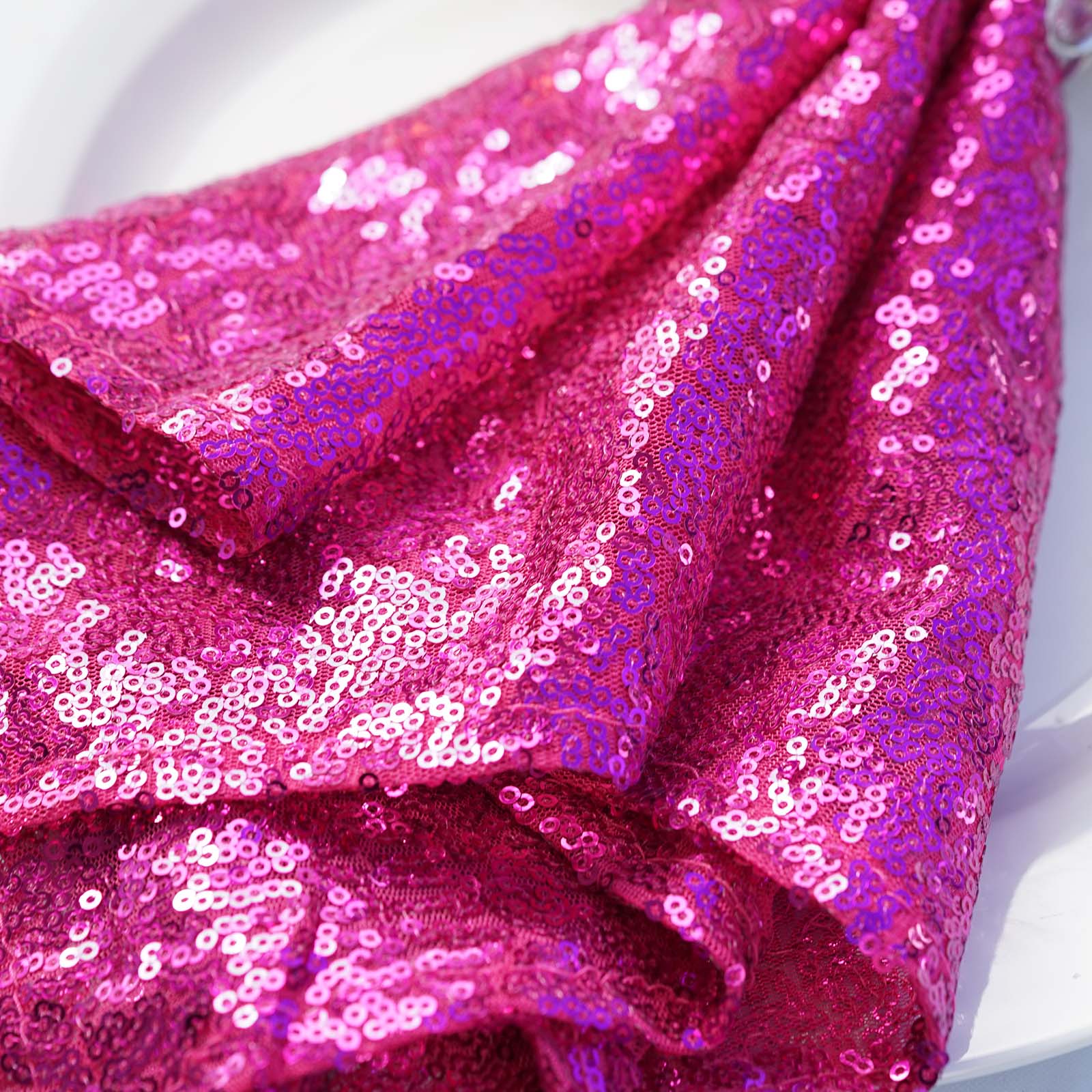 10 pcs 20" SEQUINED NAPKINS Wedding Birthday Dinner Party Table Top Decoratons - Picture 26 of 81