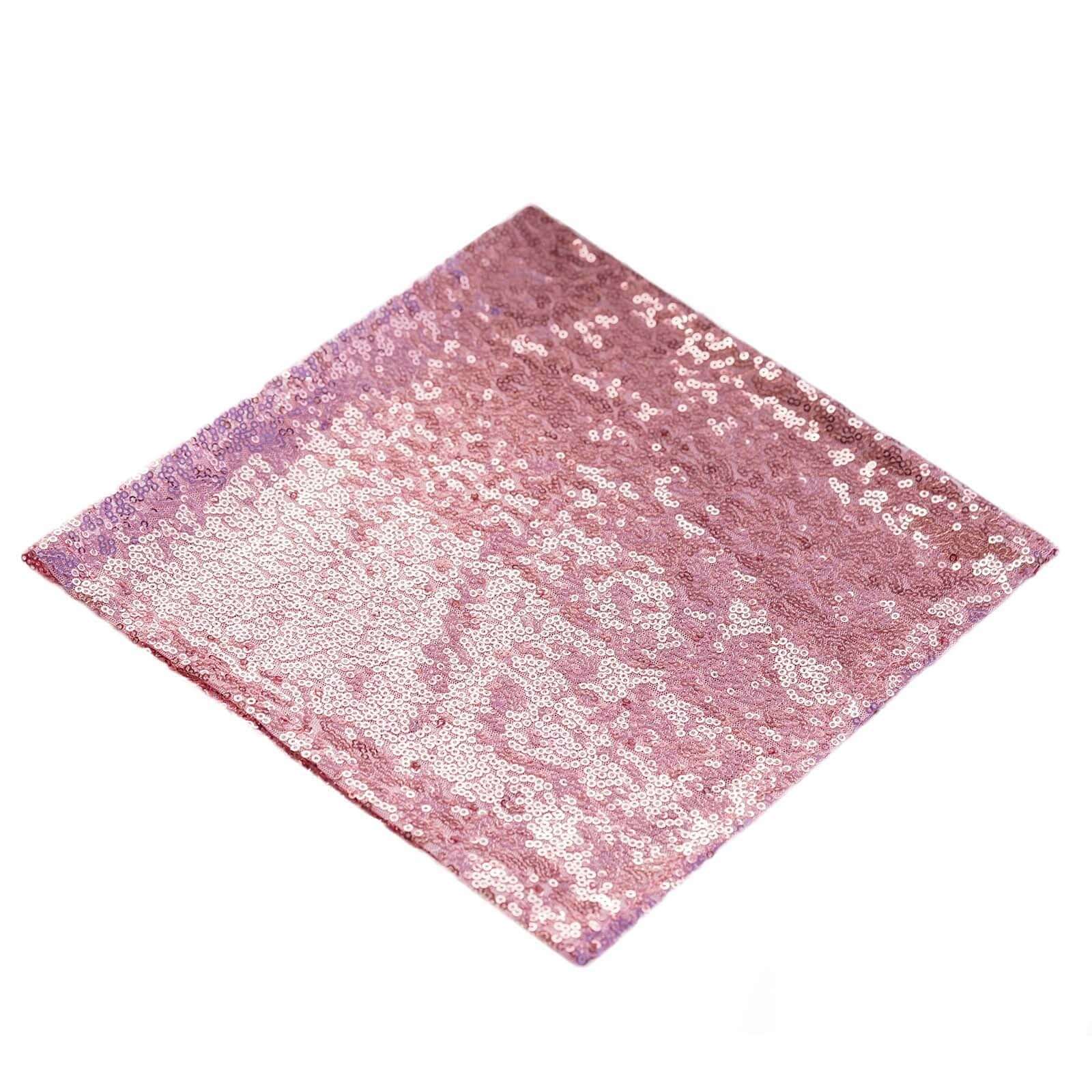 10 pcs 20" SEQUINED NAPKINS Wedding Birthday Dinner Party Table Top Decoratons - Picture 59 of 81