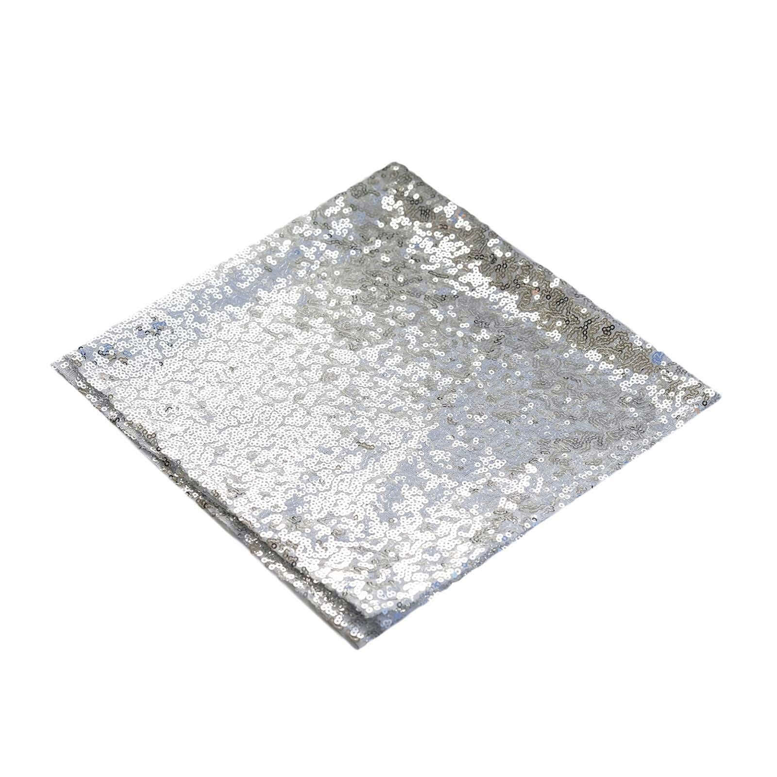 10 pcs 20" SEQUINED NAPKINS Wedding Birthday Dinner Party Table Top Decoratons - Picture 71 of 81