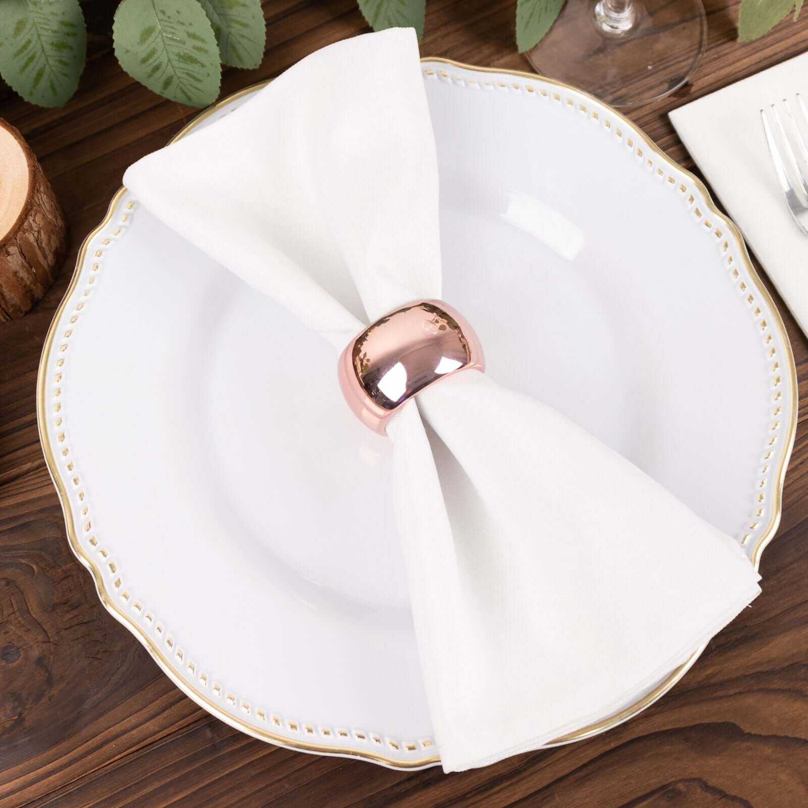 48 pcs NAPKIN RINGS Wedding Party Catering Banquet Dinner Decorations SALE - Picture 16 of 41