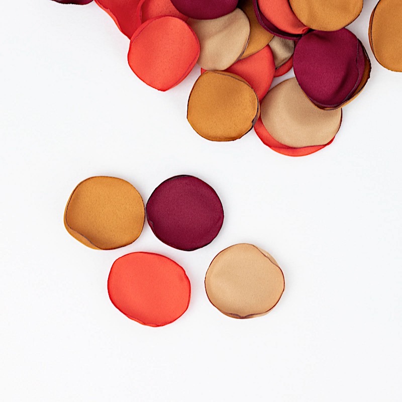 400 Matte Silk Rose Petals Round Artificial Flowers Table CONFETTI Party Events - Picture 75 of 81