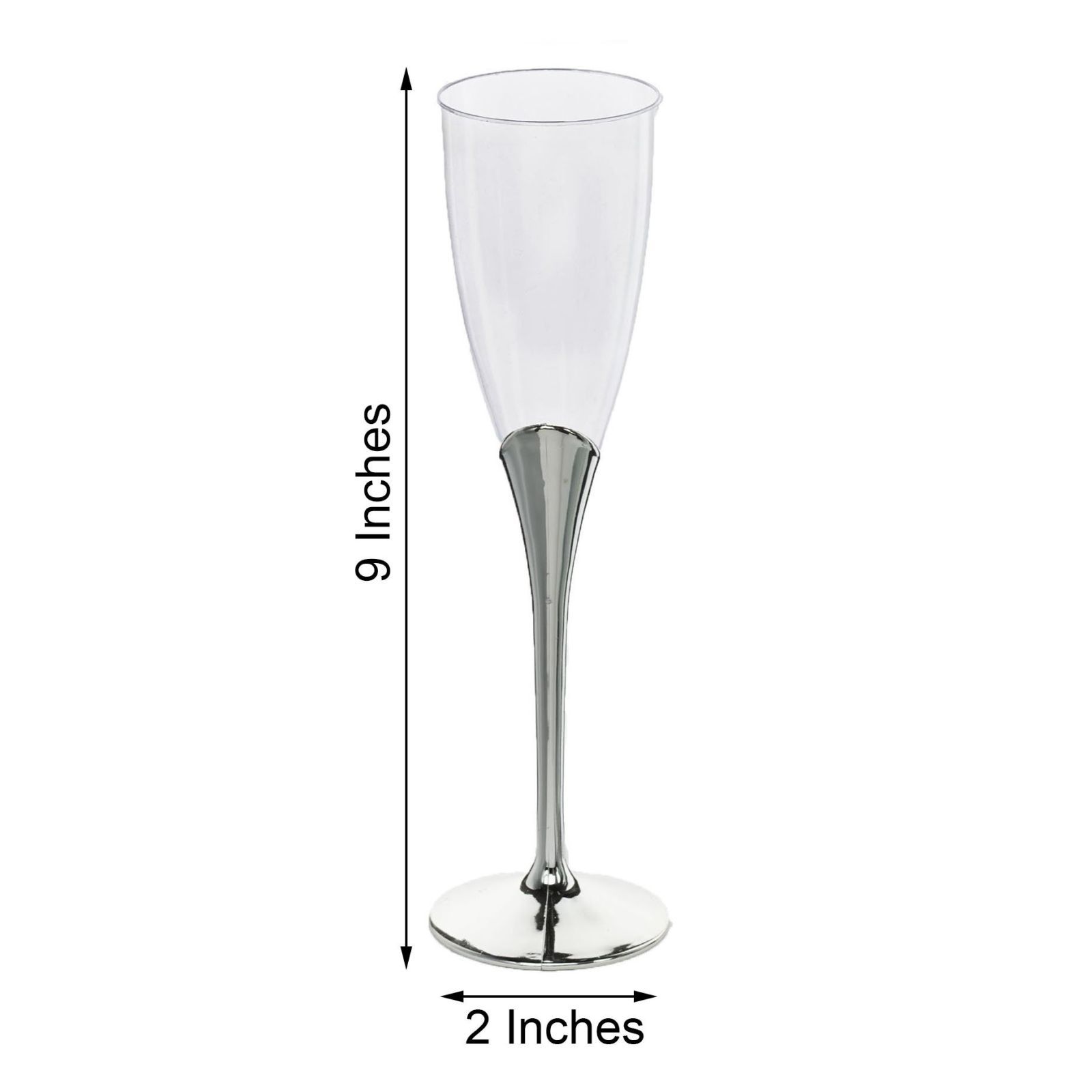 5Ounces Champagne FLUTES Favor Holders Wedding Glasses Disposable Tableware eBay