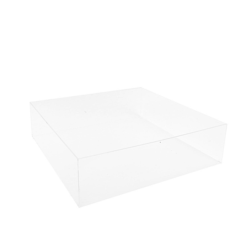 18x18 in Acrylic Display Box CAKE STAND Centerpiece Pedestal Riser Party Events - Picture 5 of 18