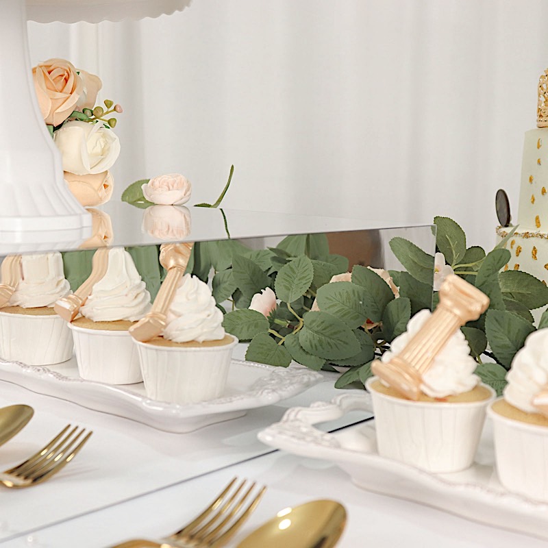 18x18 in Acrylic Display Box CAKE STAND Centerpiece Pedestal Riser Party Events - Picture 16 of 18