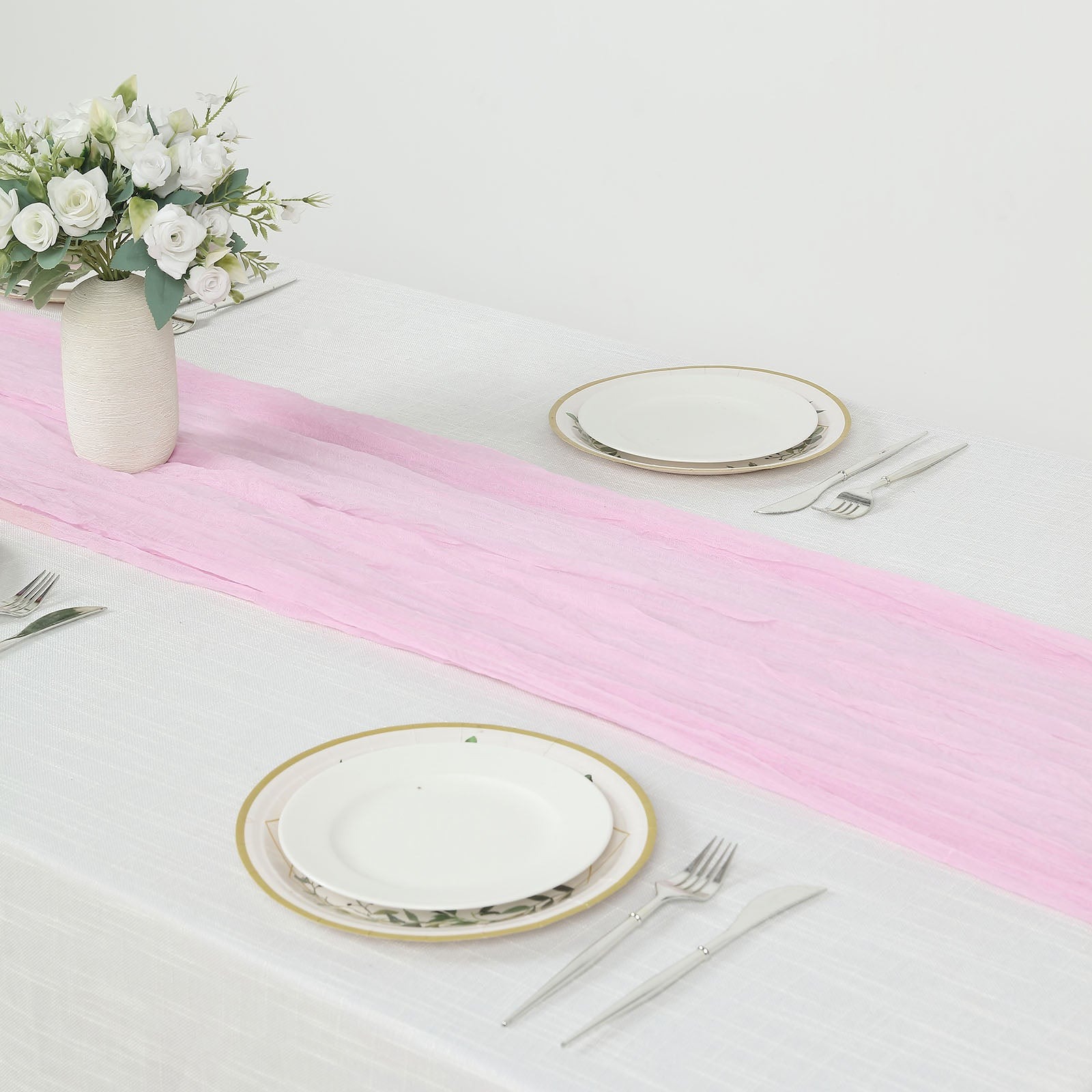 10 ft Cheesecloth Extra Long Table Runner Cotton Wedding Party Event Decorations - Picture 182 of 249
