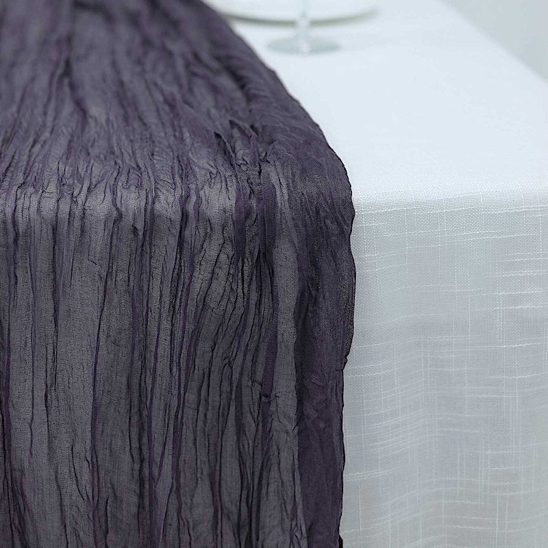 10 ft Cheesecloth Extra Long Table Runner Cotton Wedding Party Event Decorations - Picture 191 of 249