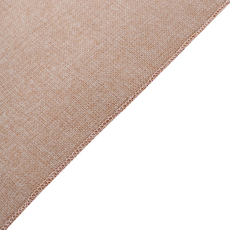 14x108" Faux Burlap Linen Polyester TABLE RUNNER Wedding Party Event Decorations - Picture 10 of 63