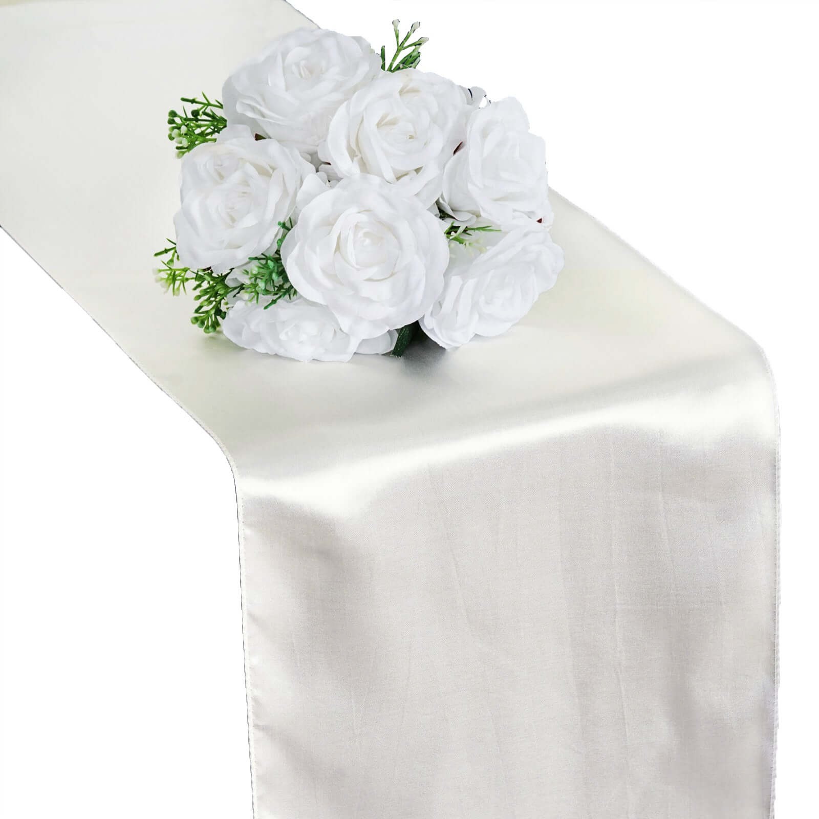 10 pcs 12" x 108" Satin Table Top Runners Wedding Party Linens Free Shipping - Picture 87 of 210