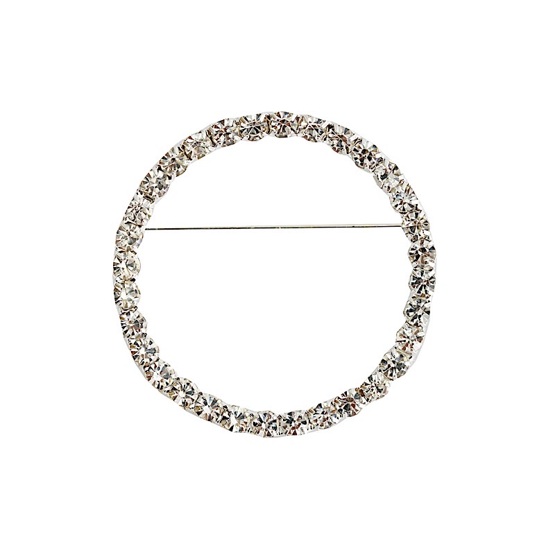 CIRCLE Rhinestones BUCKLES for Chair Sashes Wedding Party Decorations Catering