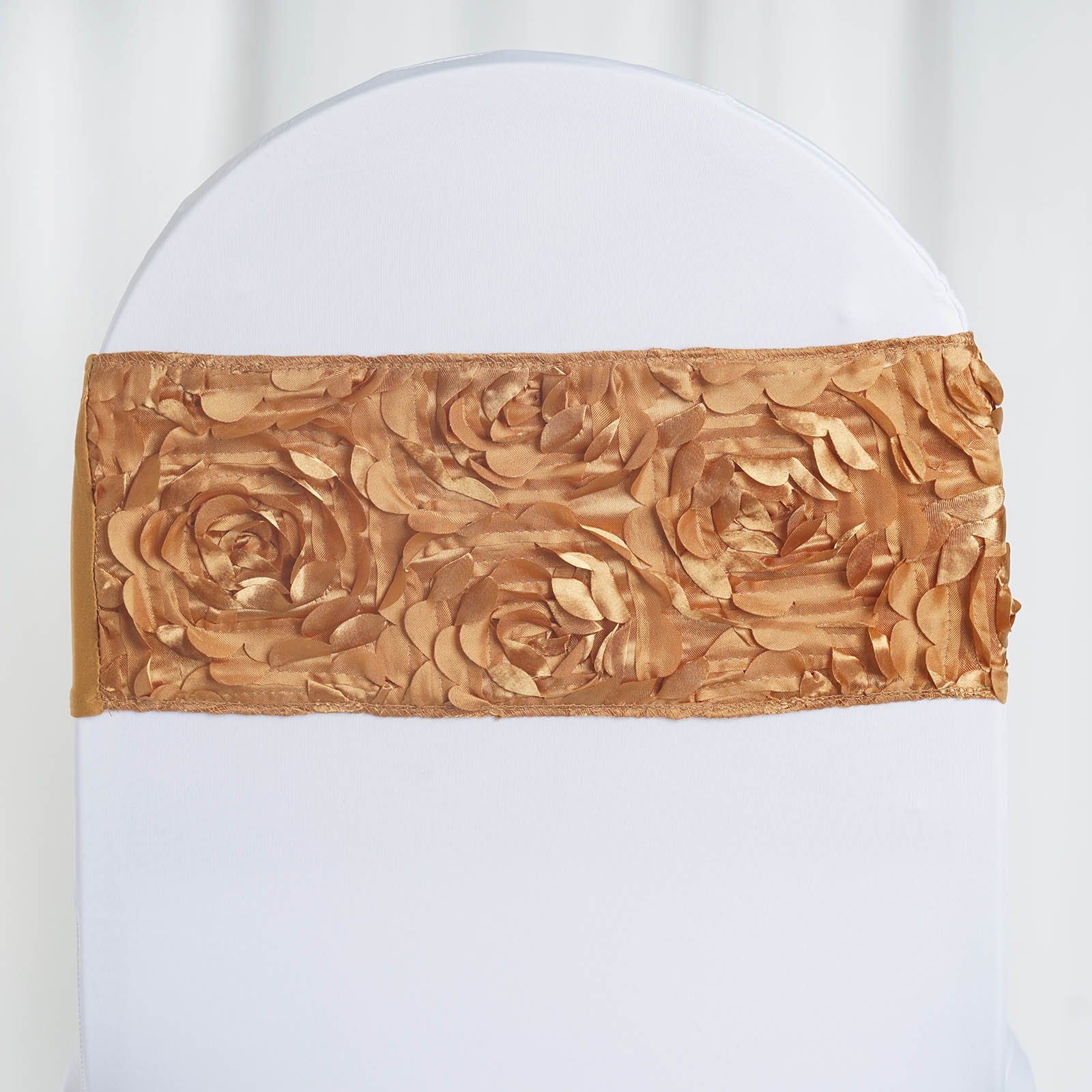 Wedding Party Banquet ar Silver 25 pcs Satin Chair Cover Bow Sash 108/"x8/"