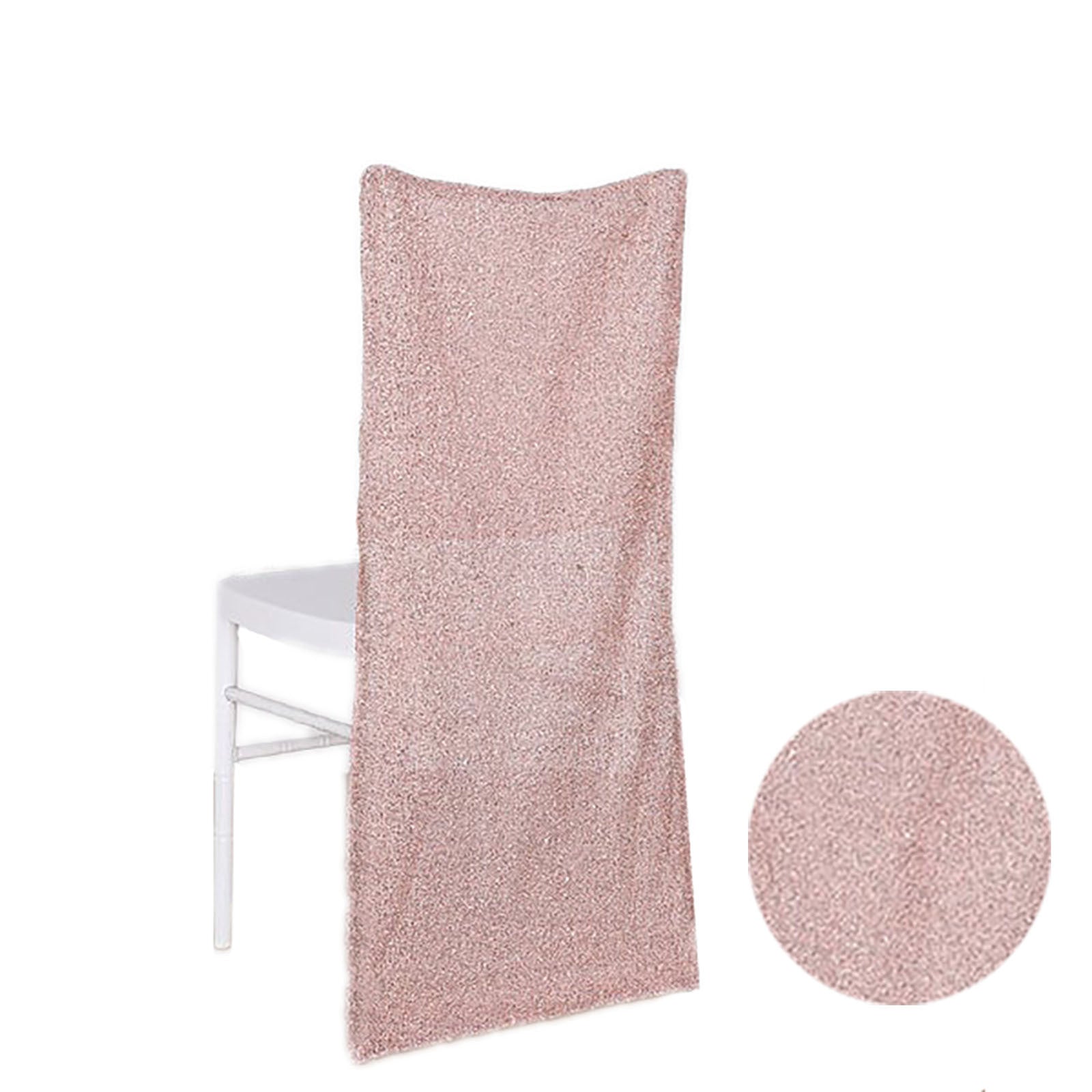 50 pcs Spandex CHAIR COVERS Metallic Slipcovers Wedding Party Decorations SALE