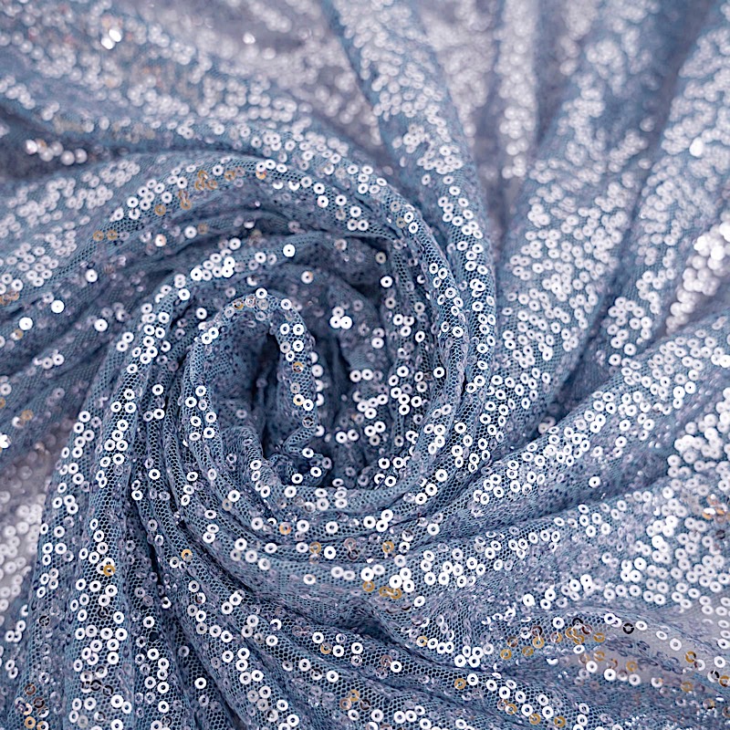 60" x 102" Sequin RECTANGULAR Tablecloth Dinner Wedding Linens Party Decorations - Picture 32 of 54