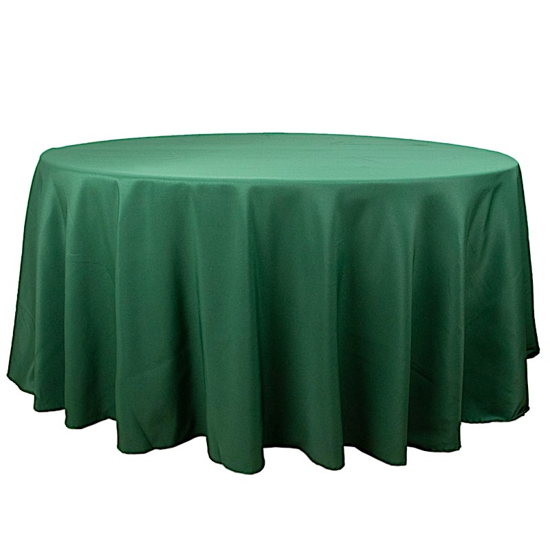Round 120" Premium High Quality Polyester Tablecloth Wedding Party Table Linens - Picture 67 of 163