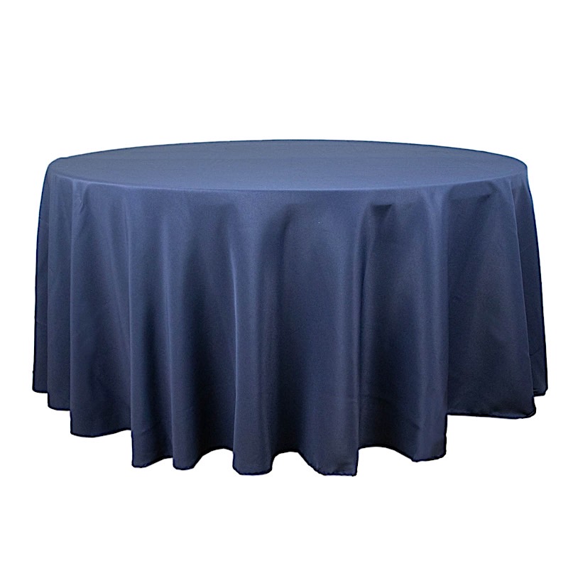 Round 120" Premium High Quality Polyester Tablecloth Wedding Party Table Linens - Picture 88 of 163
