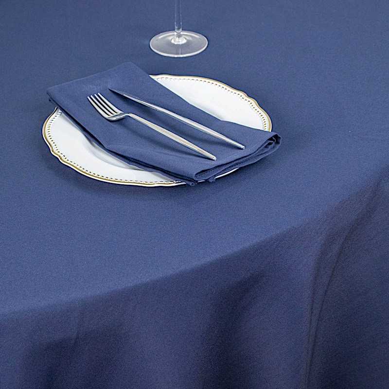 Round 120" Premium High Quality Polyester Tablecloth Wedding Party Table Linens - Picture 95 of 163