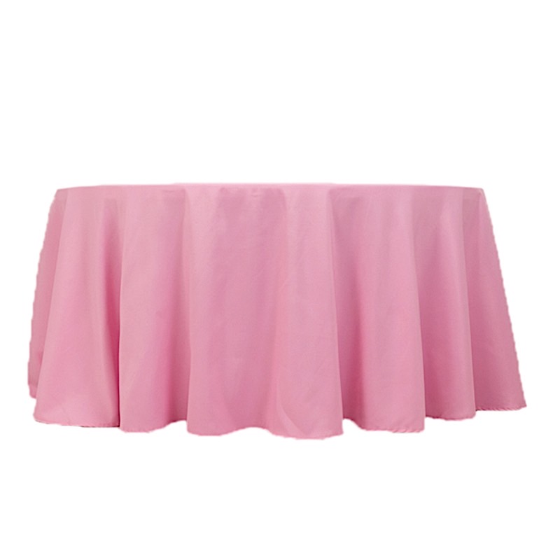 Round 120" Premium High Quality Polyester Tablecloth Wedding Party Table Linens - Picture 110 of 163
