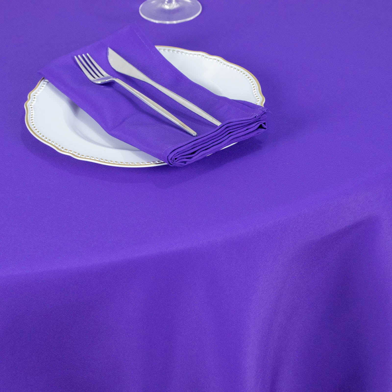Round 120" Premium High Quality Polyester Tablecloth Wedding Party Table Linens - Picture 116 of 163
