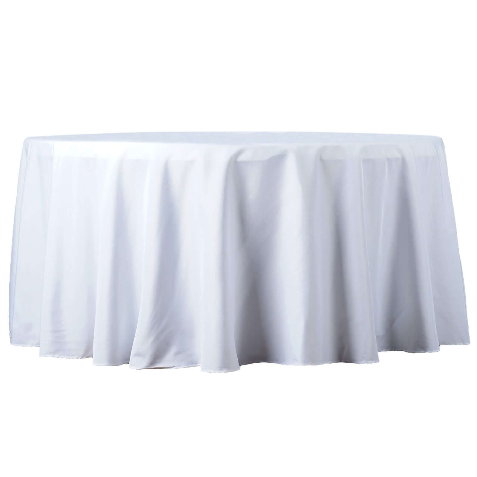 Round 120" Premium High Quality Polyester Tablecloth Wedding Party Table Linens - Picture 158 of 163