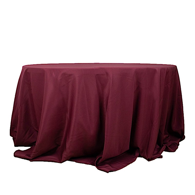 6 pcs 132" Round Premium Polyester Tablecloths Wedding Party Table Linens SALE - Picture 26 of 100
