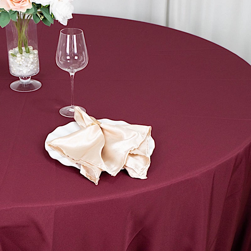 6 pcs 132" Round Premium Polyester Tablecloths Wedding Party Table Linens SALE - Picture 31 of 100