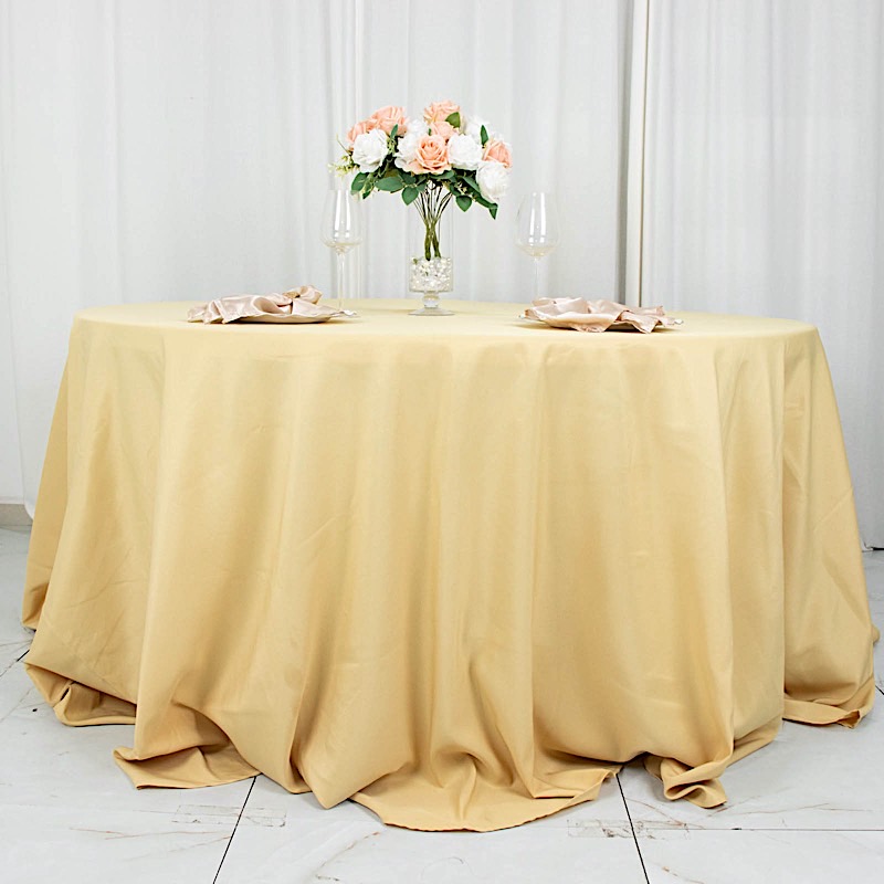 6 pcs 132" Round Premium Polyester Tablecloths Wedding Party Table Linens SALE - Picture 35 of 100