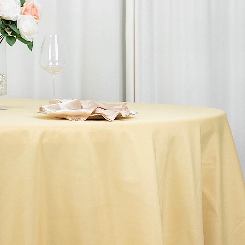 6 pcs 132" Round Premium Polyester Tablecloths Wedding Party Table Linens SALE - Picture 37 of 100