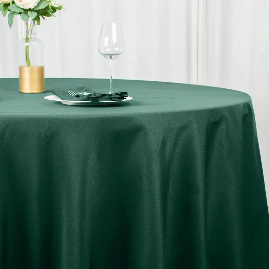 6 pcs 132" Round Premium Polyester Tablecloths Wedding Party Table Linens SALE - Picture 53 of 100