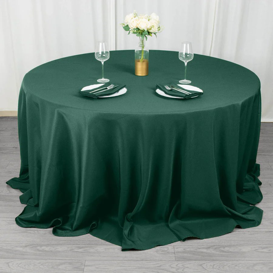 6 pcs 132" Round Premium Polyester Tablecloths Wedding Party Table Linens SALE - Picture 54 of 100