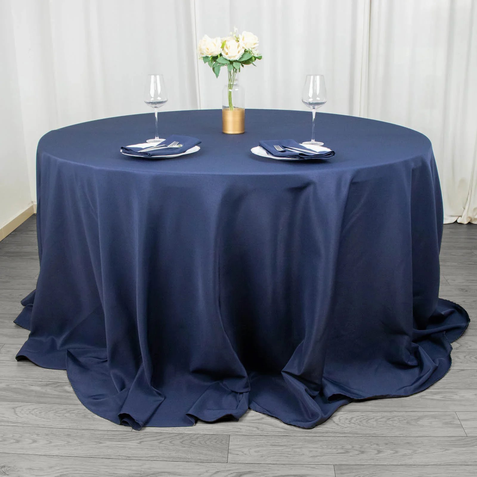 6 pcs 132" Round Premium Polyester Tablecloths Wedding Party Table Linens SALE - Picture 64 of 100