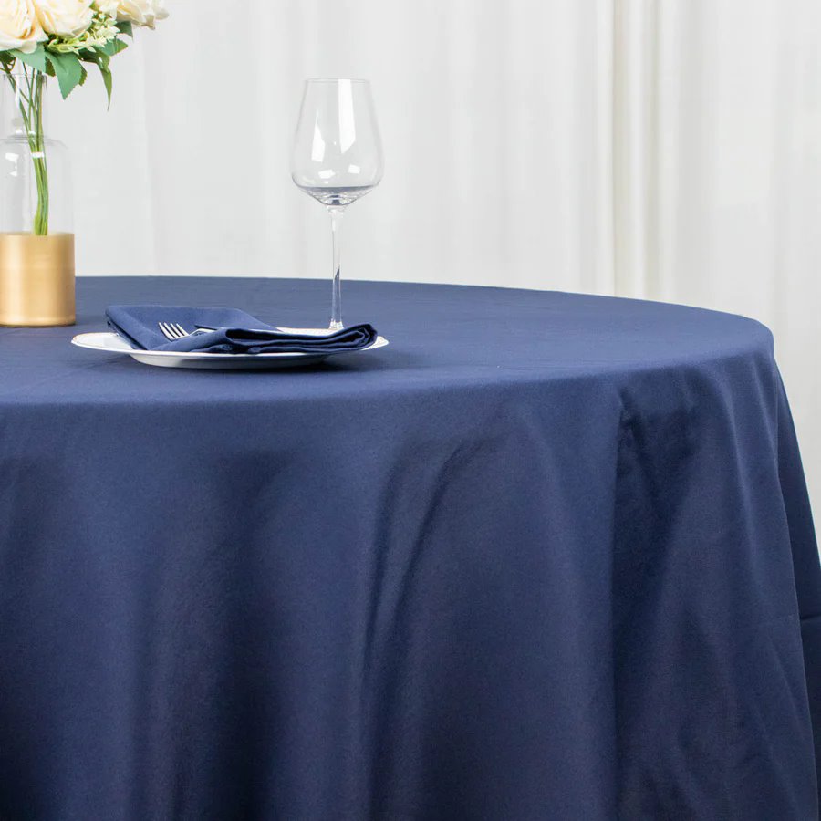 6 pcs 132" Round Premium Polyester Tablecloths Wedding Party Table Linens SALE - Picture 66 of 100
