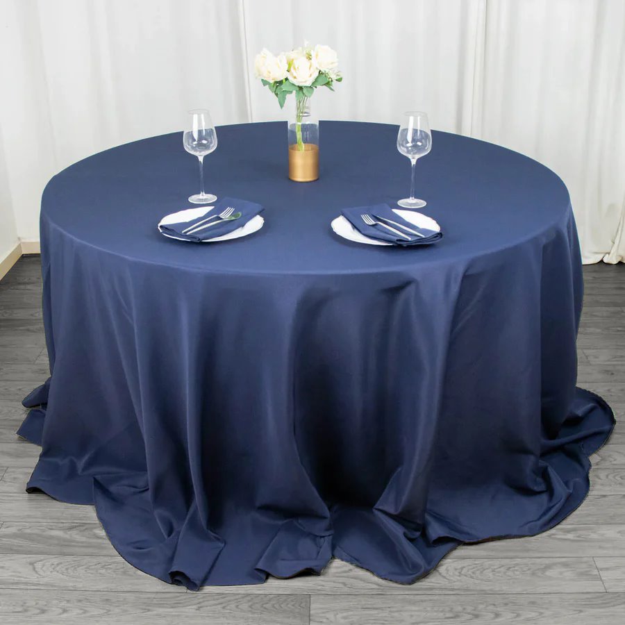 6 pcs 132" Round Premium Polyester Tablecloths Wedding Party Table Linens SALE - Picture 67 of 100
