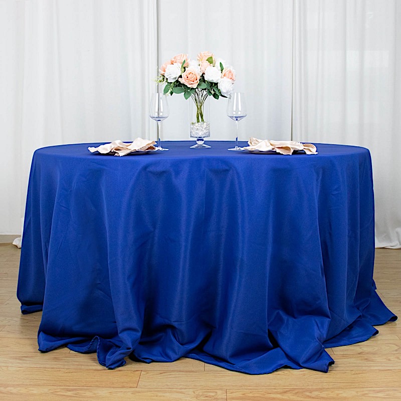 6 pcs 132" Round Premium Polyester Tablecloths Wedding Party Table Linens SALE - Picture 80 of 100