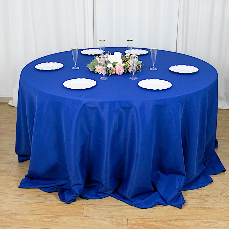 6 pcs 132" Round Premium Polyester Tablecloths Wedding Party Table Linens SALE - Picture 81 of 100