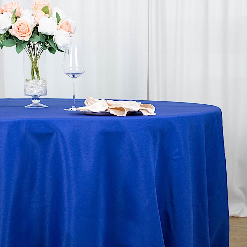 6 pcs 132" Round Premium Polyester Tablecloths Wedding Party Table Linens SALE - Picture 82 of 100