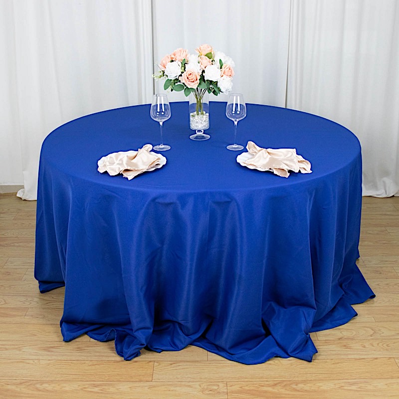 6 pcs 132" Round Premium Polyester Tablecloths Wedding Party Table Linens SALE - Picture 83 of 100