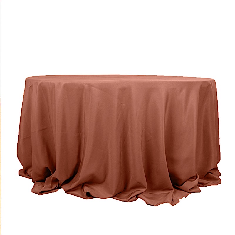 6 pcs 132" Round Premium Polyester Tablecloths Wedding Party Table Linens SALE - Picture 87 of 100