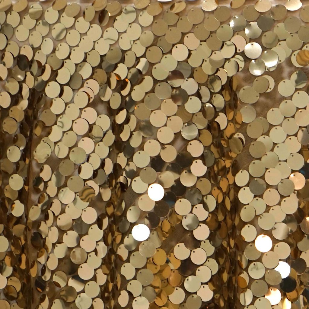 120" Large Payette Sequin Round Tablecloth Wedding Linens Dtcorations Wholesale - Picture 46 of 96