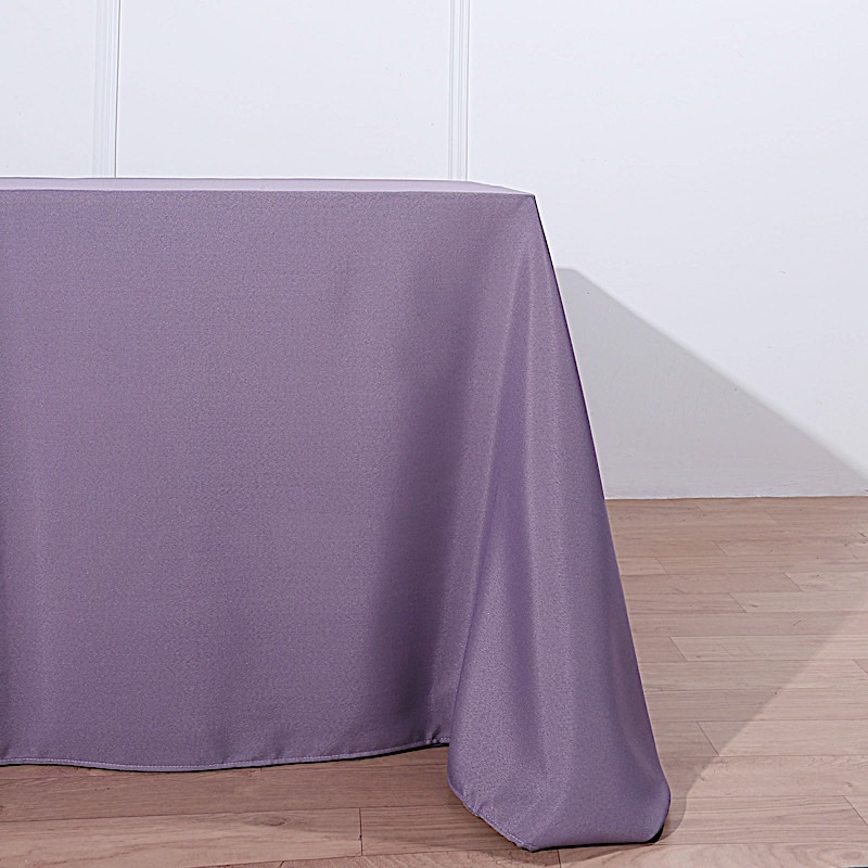 90x156-Inch RECTANGULAR Polyester Tablecloths Reception Catering Wedding Party - Picture 208 of 231