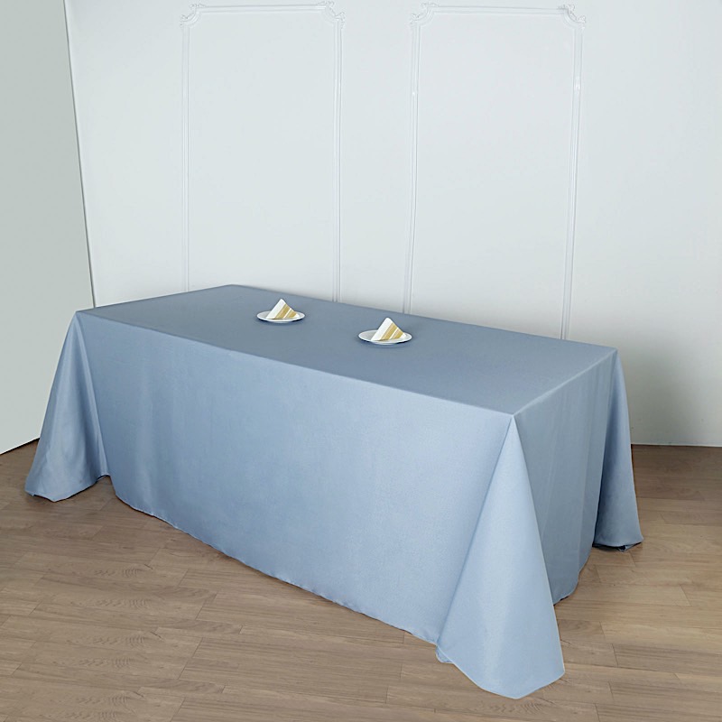 90x156-Inch RECTANGULAR Polyester Tablecloths Reception Catering Wedding Party - Picture 67 of 231
