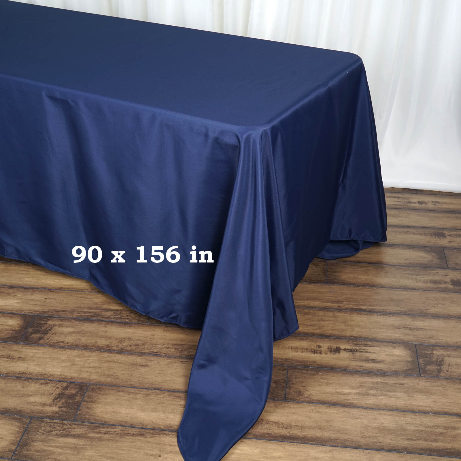90x156-Inch RECTANGULAR Polyester Tablecloths Reception Catering Wedding Party - Picture 127 of 231