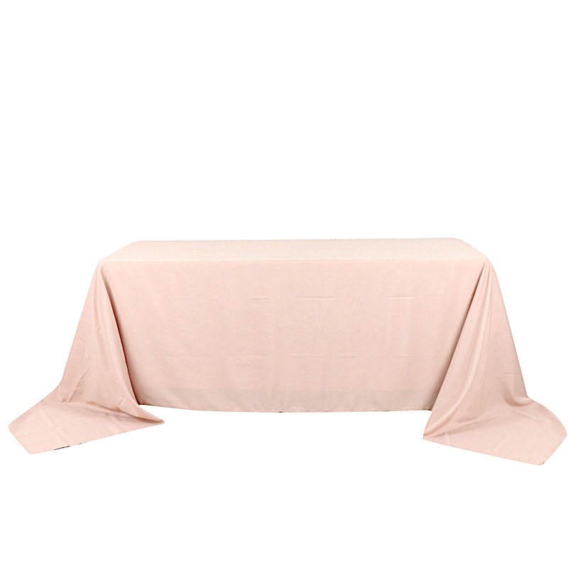 90x156-Inch RECTANGULAR Polyester Tablecloths Reception Catering Wedding Party - Picture 133 of 231